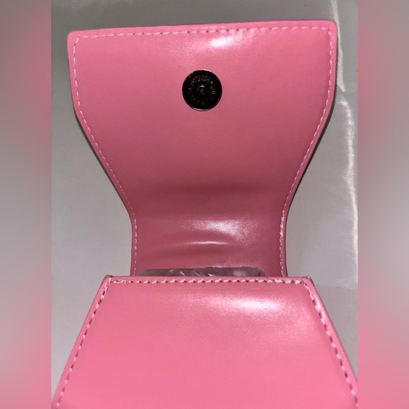 NWT - EASTER Baby Pink Cross Accent Purse - Coffin Shaped Bag - Picture 8 of 12